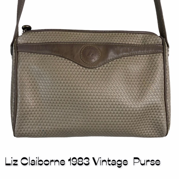 Liz Claiborne Classic 1983 Vintage Leather Shoulder Bag GUC - Picture 1 of 16